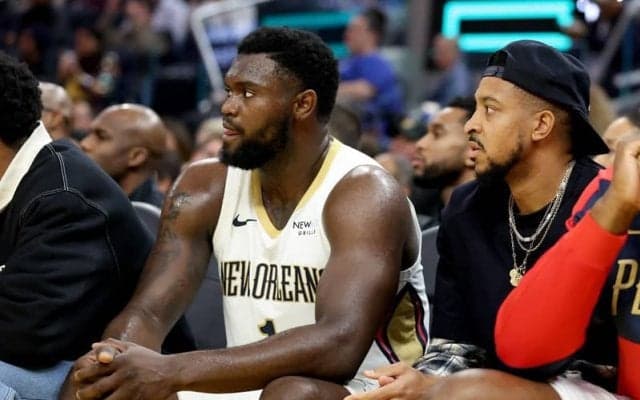 ザイオン・ウィリアムソンがハムストリング負傷のリハビリのため今後2週間を欠場