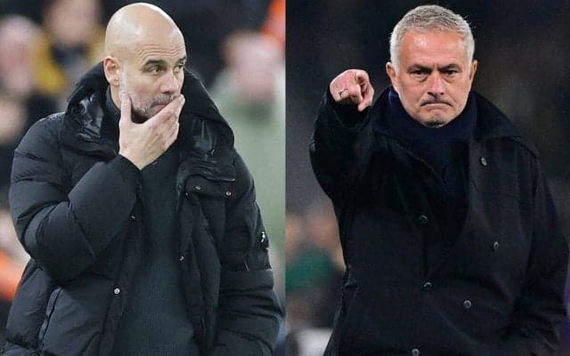 久々にペップvsモウ！　「裁判沙汰になってまで勝ちたくない」の返しに「彼もこのチームを落としたい大勢の1人」