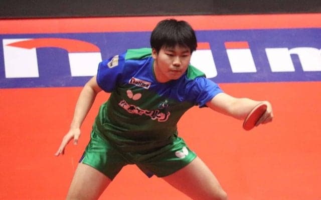 松島輝空、丹羽孝希撃破で連敗ストップに導く　王監督代行も五輪メダリストからの1勝に「今日の勝利は大きい」【Tリーグ】