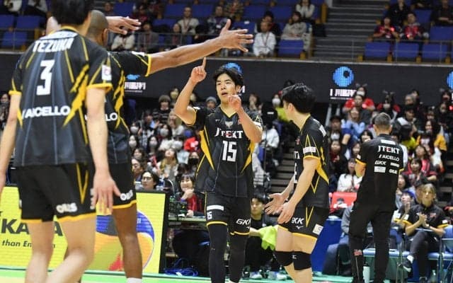 SVリーグ男子　アウェーでヴォレアスに連勝のSTINGS愛知が首位に浮上