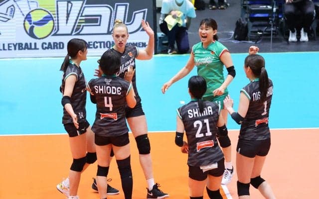 SVリーグ女子　7連勝の大阪MVが首位をキープ