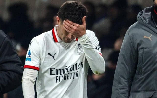 プリシックがふくらはぎのケガで年内欠場か…スーペル・コッパ準決勝での復帰を目指す