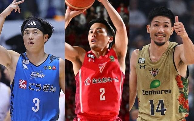 達成ラッシュのB1通算3P成功数…トップ3に続くのは？ハイペースで追い上げるMVP男も