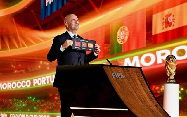 FIFA、2030年W杯の3カ国共催＋南米3カ国1試合特別開催に、2034年W杯サウジ開催を承認