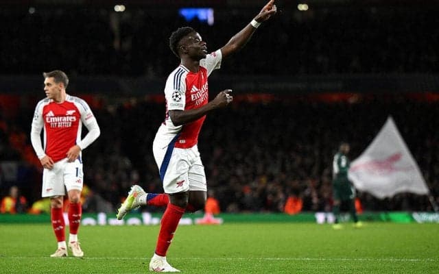 サカ全ゴール関与のアーセナルがモナコに快勝で3位浮上！　南野拓実は途中出場で一時攻撃を活性化【CL】