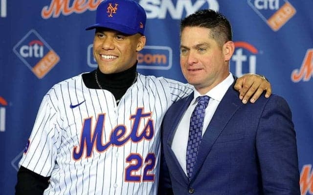 ソトがメッツ入団会見「多くの愛を示してくれた」　大谷超え15年1166億円に感謝