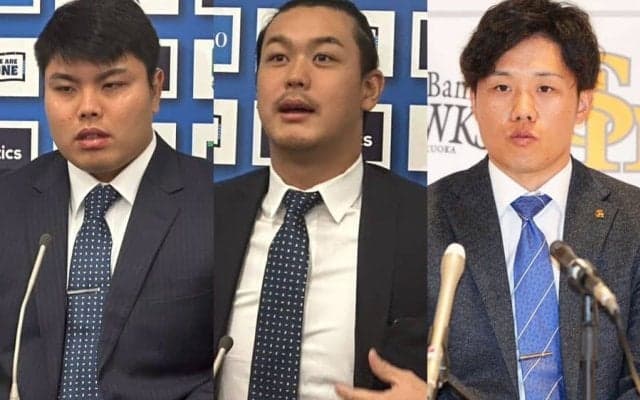 保留していた平良がサイン「中継ぎやります」　217％増も笑顔無しの鷹27歳…13日の契約更改