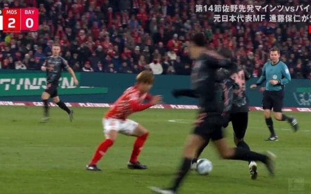 デュエル勝率100%！潰し屋・佐野海舟、バイエルン相手に“無双”「ドン引き」させたヤバすぎるプレー 「GPSが内蔵」「タックルは職人技」