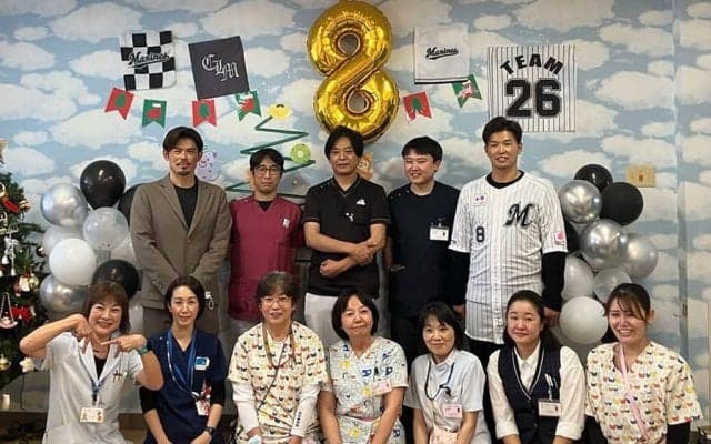 ロッテ中村奨吾、こども病院訪問　昨年に続き…「今後も何かの力になれたら」