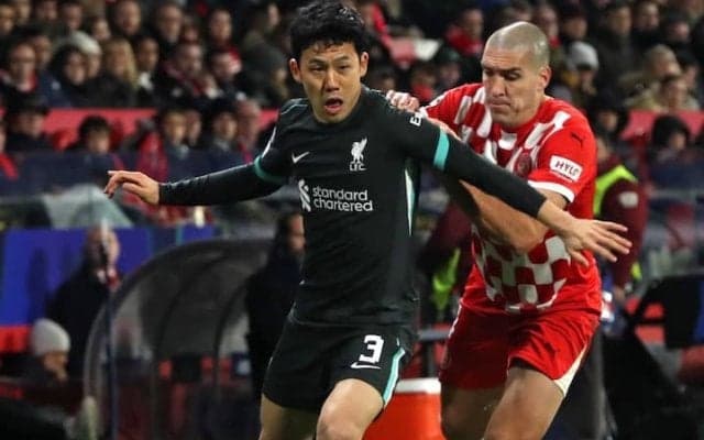 欠場者相次ぐリバプール　カラバオ杯で遠藤航をCB起用か　専門メディアが予想「エンドウがファン・ダイクと組む」