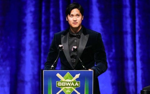 大谷翔平、MVP受賞の「夕食会」出席へ　1月26日開催…前回は黒タキシードで英語スピーチ