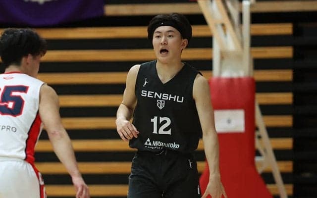 越谷に専修大主将の市場修斗が特別指定選手として加入「チームに貢献できるよう精一杯頑張ります」