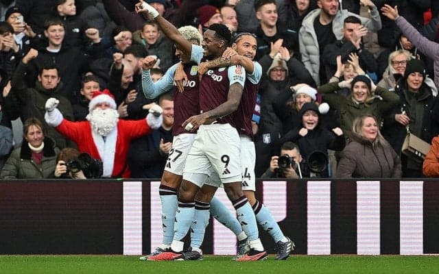 絶不調シティが公式戦3連敗…ロジャーズ1G1Aにティーレマンス躍動のアストン・ビラに完敗【プレミアリーグ】