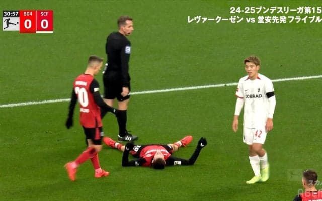 「誘われた…」堂安律、ドイツの至宝に完敗！“神業”に翻弄されPK献上の瞬間「ヴィルツがあっぱれ」「やっちまった」