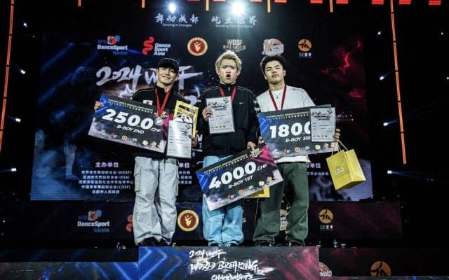 ブレイキン日本代表が成都で躍進。ISSINが世界選手権で金メダル獲得！ Shigekixは銀メダル！ 男子決勝は日本人対決。