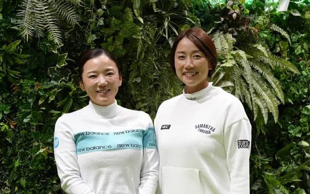 有村智恵が盟友・原江里菜と振り返る2024年の女子ゴルフツアー　上田桃子のツアー撤退は「発表しないと思っていた」