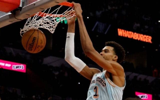NBA通算100試合目前のウェンバンヤマ…シャック、カリーを上回る記録の数々