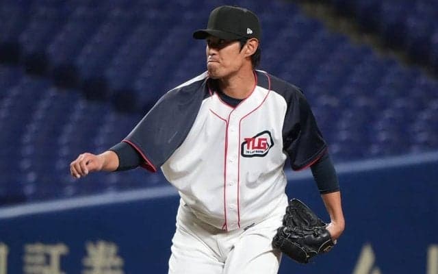 引退から2年…最速143キロに騒然「まだまだできる」　剛速球連発の38歳が「すごいな」