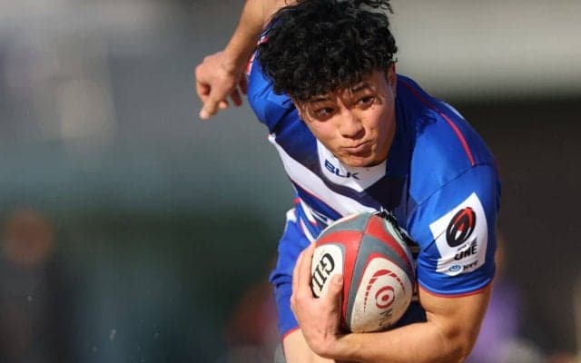 リーグワン初勝利につながる1トライ。「ルーキーらしく、力全開で」