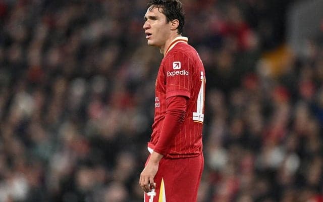 リバプールで一向にコンディション整わぬキエーザ…体調不良でトレーニングを欠席