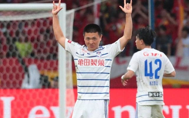 新潟がFW小見洋太と契約更新、ルヴァン決勝では粘りの2ゴールも「上を目指して取り組んでいきます」