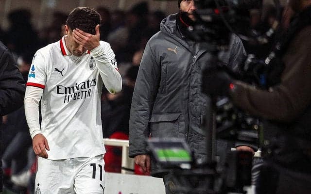 ローマ戦に臨むミラン、主力数名が欠場に…「プリシックはベンチ入りもできない」