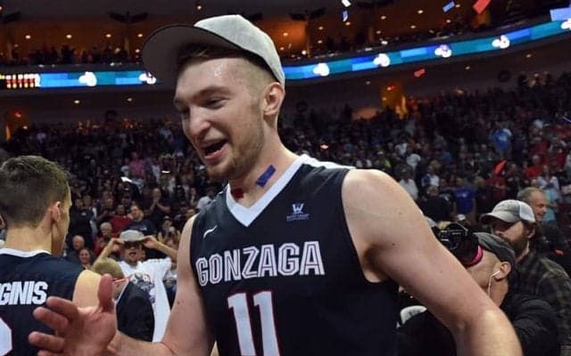 ドマンタス・サボニスの背番号11がゴンザガ大学史上6人目の永久欠番に