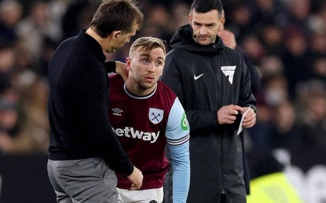 不調ウェストハムに痛手…今季5ゴールのFWボーウェンがリバプール戦で左足骨折