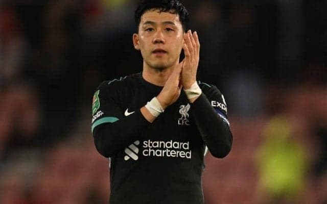 「リバプールが手放す可能性がある」欧州カップ戦出場を目指すフルアムが遠藤航に関心　不遇を強調する指摘も「スロットの下では不適合」