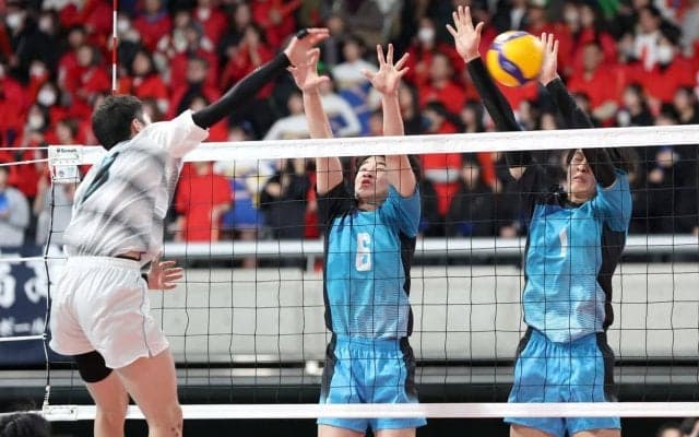 春高バレー　今大会最長ブランクとなる33年ぶり出場の大垣日大、インターハイ8強の松本国際にストレート勝ち　小川寛太「冷静にできた。駿台学園さんと試合をしたい」