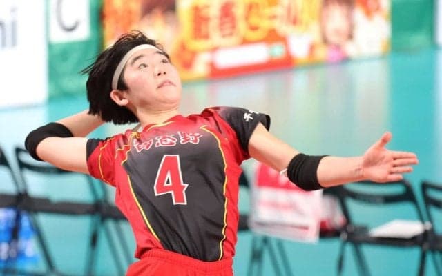 春高バレー　習志野が須磨ノ浦にストレート勝ち　エース結束美南が24得点