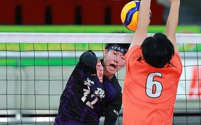 春高バレー　奈良代表　天理（男子）　粘り見せるも及ばず　奈良文化（女子）ストレート発進