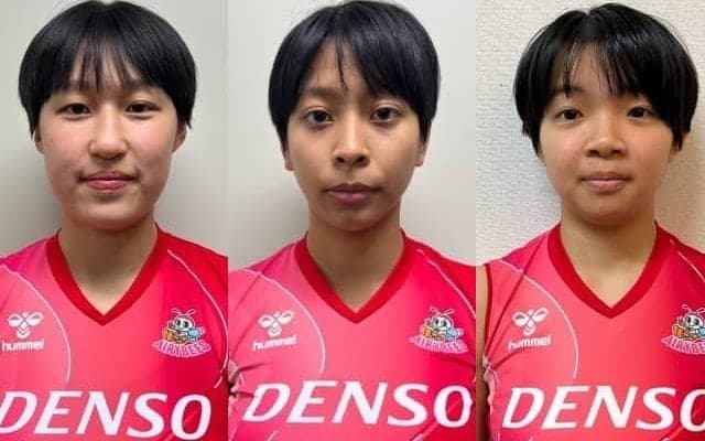 【バレー】デンソー　柳千嘉、イェーモンミャ（下北沢成徳高）、川岸夕紗（京都橘高）の内定を発表。3選手とも春高に出場　SV女子