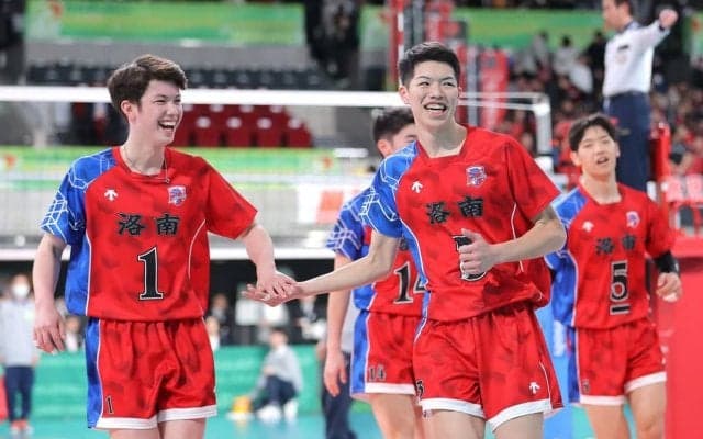 春高バレー エース復調で攻守に圧倒の洛南、2回戦を突破