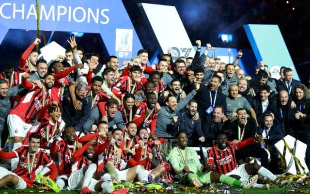 劇的逆転勝利でインテルとの打ち合いを制したミランが8度目の優勝を飾る！【スーペル・コッパ】