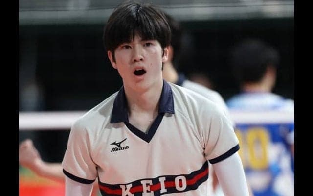【バレー】慶應義塾主将で191cmのセッター・松田悠冬。左足骨折を乗り越え3回戦へ「支えてくれた方々への感謝を忘れずに戦う」　春高バレー