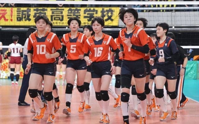 春高バレー　誠英が前回準優勝の下北沢成徳にストレート負け　8強入りはならず