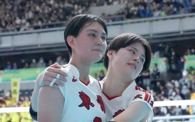 春高バレー　東九州龍谷は準々決勝で敗退　忠願寺姉妹は号泣　1年生の妹・莉桜はリベンジ誓う