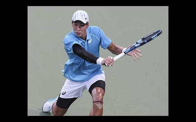  綿貫陽介 地元選手にストレート負け 