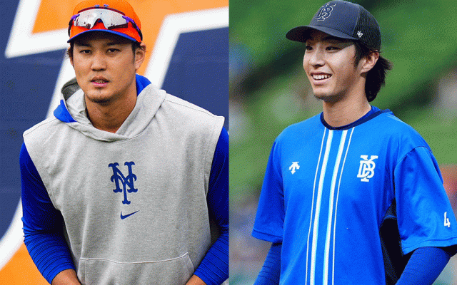 183cmあるのに…度会が「小さく見える」　並ぶ藤浪晋太郎にファン混乱「どうなってんの」