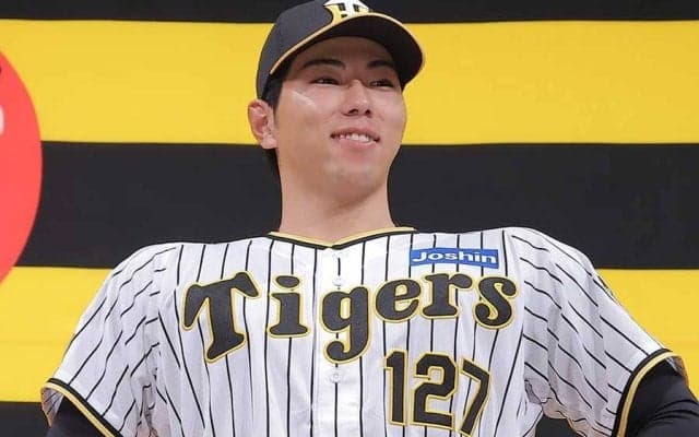 阪神新人のムキムキ筋肉が「エグすぎやろ」と話題　燃える超人「業務用冷蔵庫目指す」