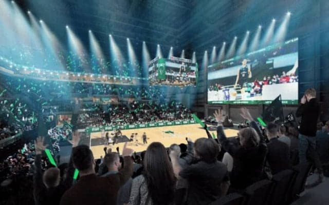 今春開業「GLION ARENA KOBE」の内観イメージ公開…神戸の選手ロッカー、クラブエリアなど