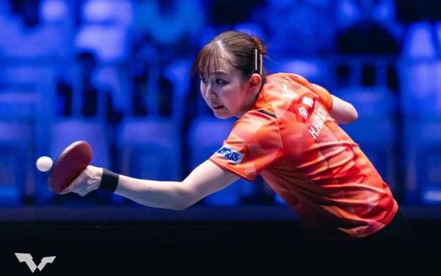 早田ひな、横井咲桜との同士討ちでストレート完勝　第1シードのエースが2025年初優勝へ向けて好発進【WTTスターコンテンダードーハ】