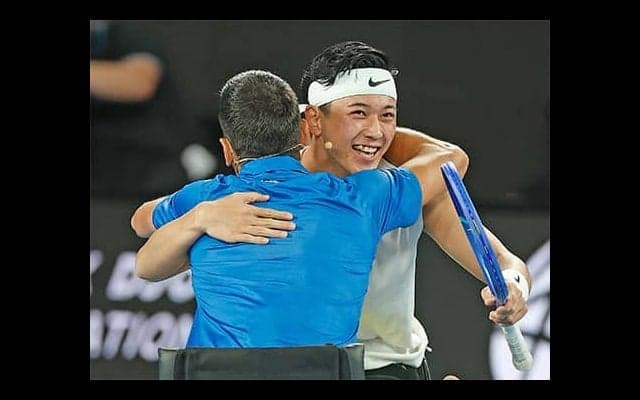 小田凱人/ジョコ組 19歳差ペア勝利