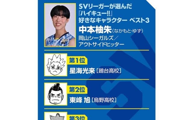 【ハイキュー‼×SVリーグ】岡山シーガルズ中本柚朱の胸に刺さった星海光来の言葉　高さで「不利」でも粘りのバレーで勝つ