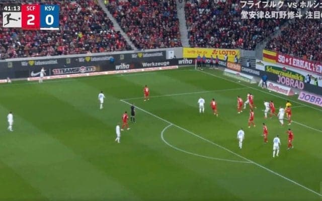 「そんな飛ぶ！？」 町野修斗、“超ロングスロー”に「ドン引き」 とんでもない飛距離を叩き出す… ファン騒然「スゴすぎ」「日本代表でも見たい」