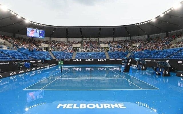 全豪オープン開幕日から雨で8試合が順延。西岡良仁、日比野菜緒は翌日以降に