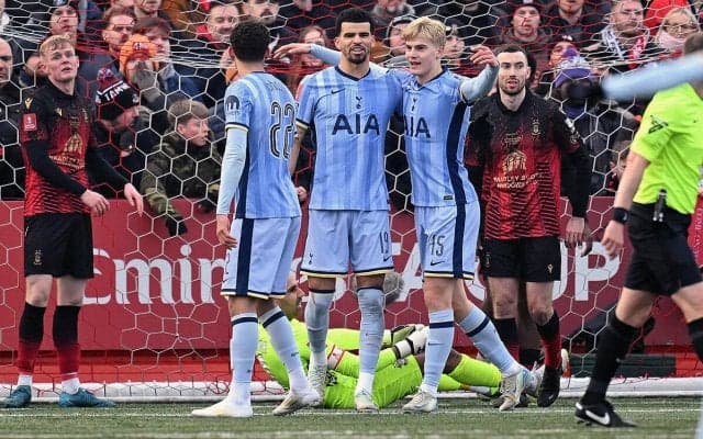 スパーズが5部相手に延長戦まで持ち込まれる失態も4回戦進出…週明けNLダービーへ弾みはつかず【FAカップ】