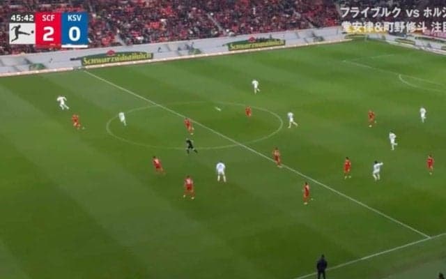 ベッカムかよ！ 町野修斗、高精度スーパークロス→キーパーに“異変”「めちゃくちゃ良いボール」 絶妙サイドチェンジにファン騒然「いいところ見てる」