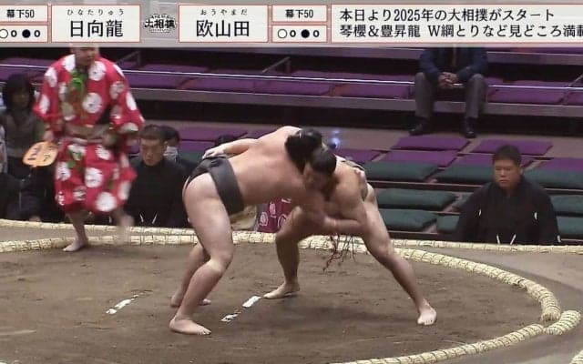 「ムキムキが過ぎる」「美背中とはこのこと」幕下力士“バキバキ背筋”の肉体美に熱視線「スタイル抜群」